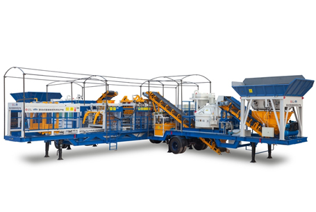 移動建筑垃圾制磚機