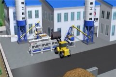 多功能全自動免燒磚機視頻生產線布局方案一