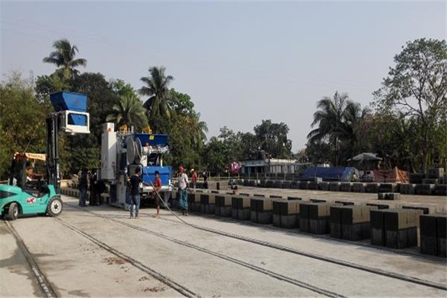 透水磚機廠家竭盡全力配合海綿城市構建