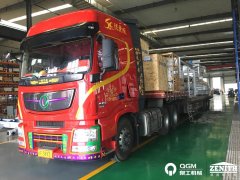 泉工機械策尼特ZN1500C型全自動砌塊成型機生產線發貨甘肅·酒泉，助力一帶一路