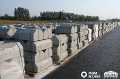 客戶現場|泉工股份德國策尼特1500型全自動砌塊成型機生產線于山東正式投產運